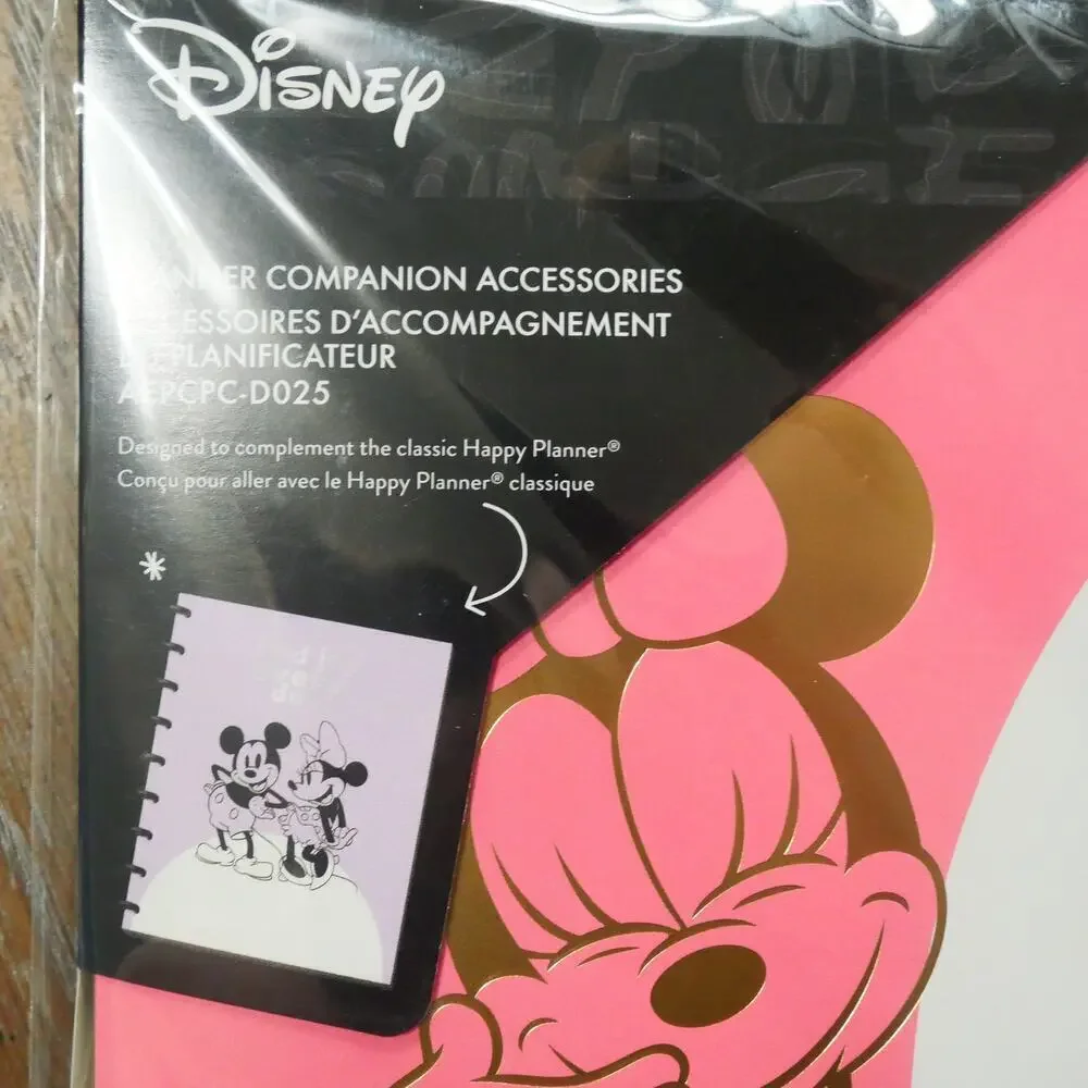 NEW Happy Planner Disney Minnie Mouse Classic Planner Companion Folders Papers